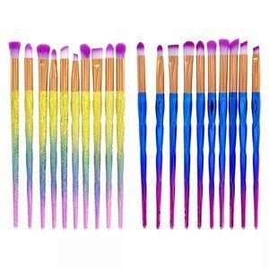 10 pcs Rainbow Unicorn Color Makeup Brushes